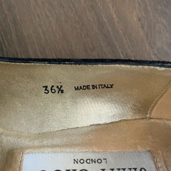 Jimmy Choo Suede Studded Accent Flats - Picture 11 of 11